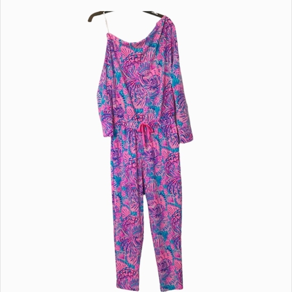 Lilly Pulitzer Sheera One Shoulder Jumpsuit - Picture 2 of 3